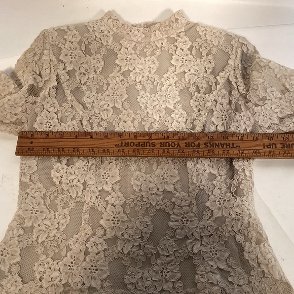 Vintage 80’s Ursula of Switzerland open lace top women’s size 6P made in USA - Picture 13 of 16
